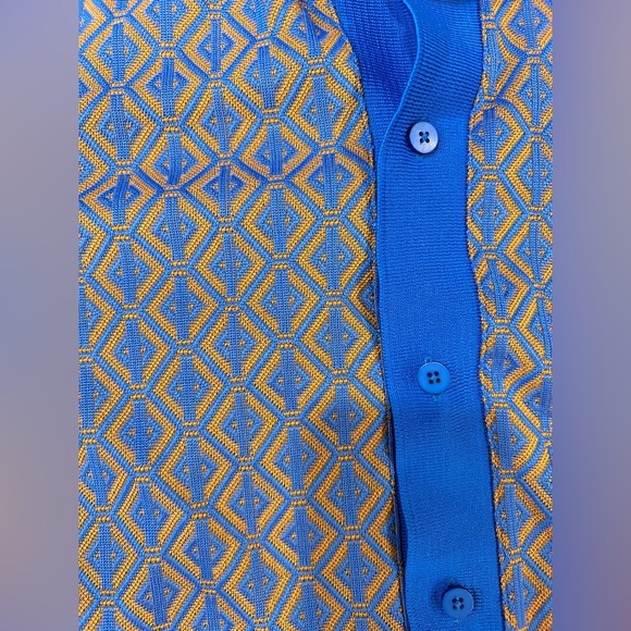 Zara men’s knit button up size M - Picture 3 of 4